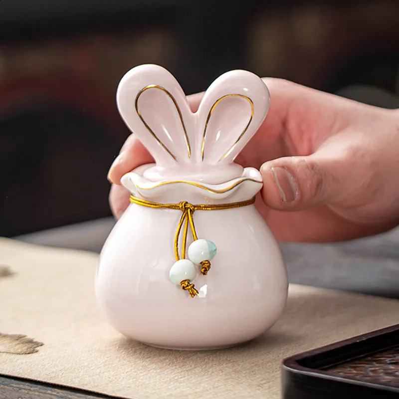 Mini Ceramics Pet Urn Cremation Personalised Memorial and Funeral Casket Funeral Coffin Keepsake Pet Urn Deceased Dog Souvenir 241225