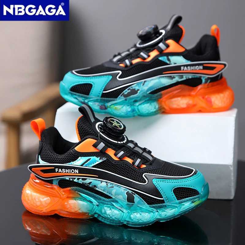 Kids Trendy Sports Shoe Children Non-slip Lightweight Sneaker Outdoor Basketball Breathable Boys Casual Walking Shoe W241228