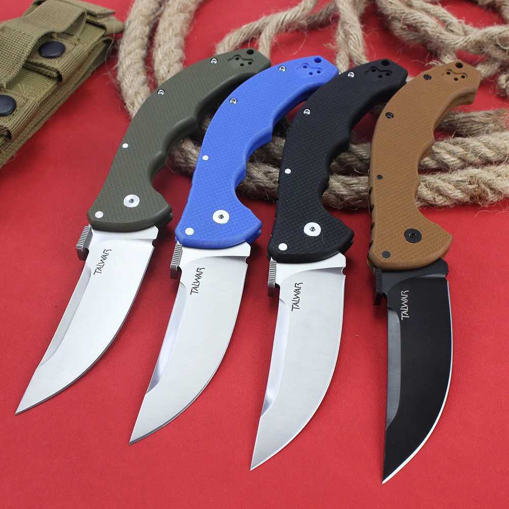 New Cold TALWAR Knives CTS XHP Steel G10 Folding Knife EDC Multipurpose Outdoor Tactical Survival Hunting Pocket Knife for MenXJ241228