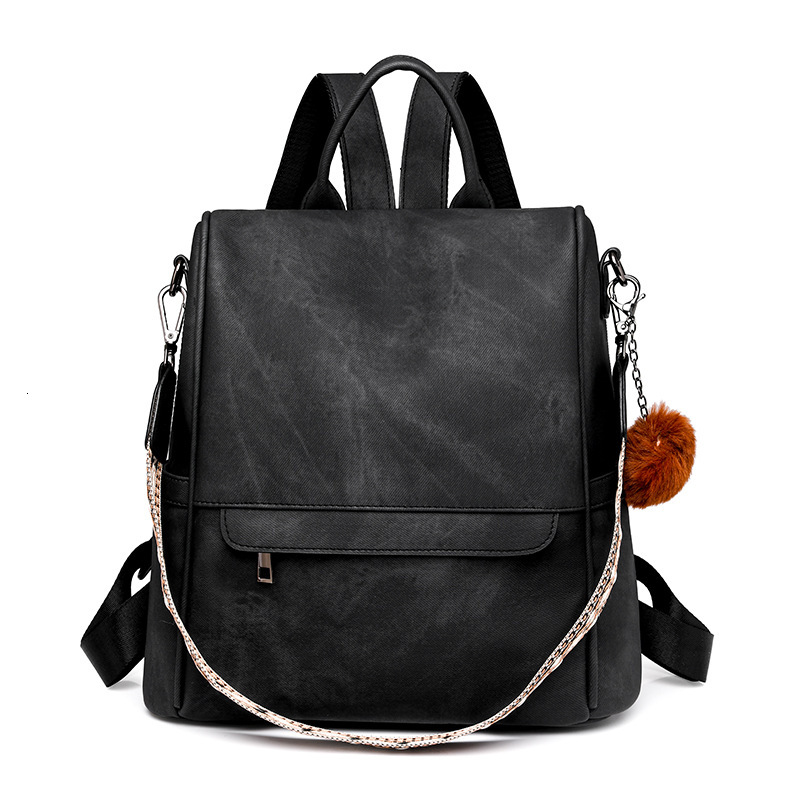 2024 New PU Women's Backpack Multi functional