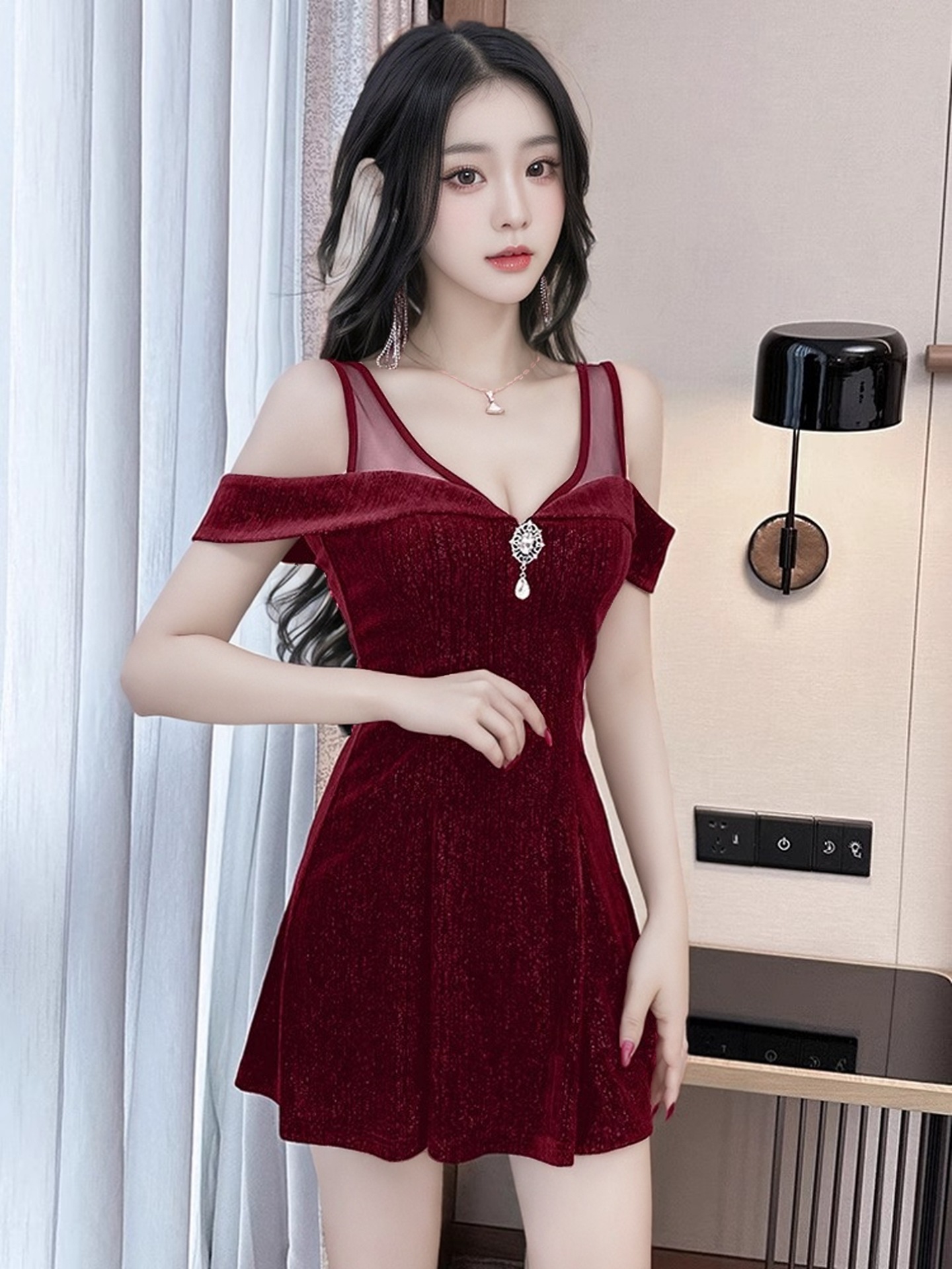 G222 dress sexy hot girl new style temperament slim fit