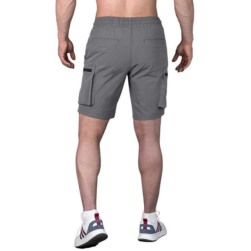 Mens pull rod sports shorts summer lightweight board backbone beach shorts stretch casual running training shorts US/EU sizes W250319