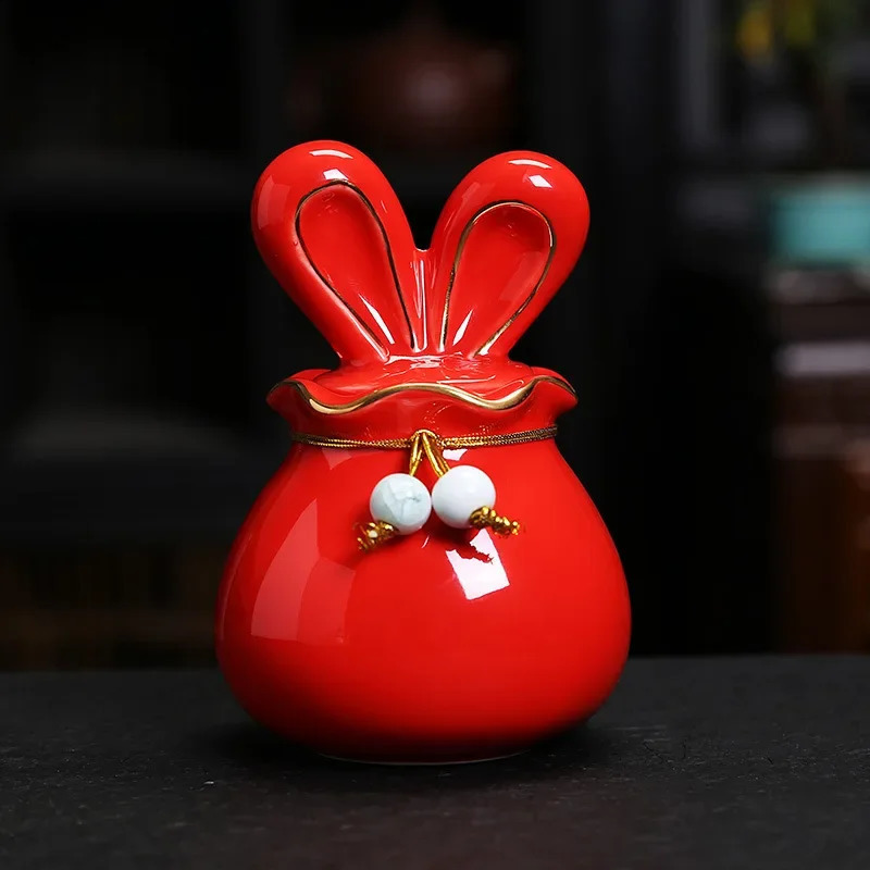 Ceramics Cremation Pet Urn for Ashes Mini Pet Memorial Urn for Cat Ashes Animal Funeral Urn Human Rabbits Pet Products 241225