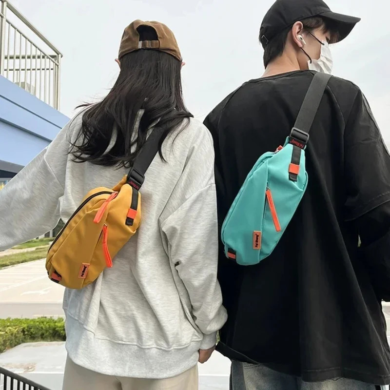 Simplicity Zipper Nylon Youth Ladies Waist Packs Advanced Sense Couple Style Casual Bags for Women Bolsas De Mujer 241223