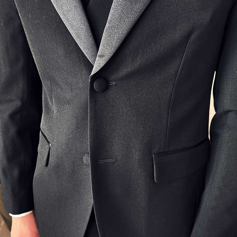 F1227Groom wedding dress host banquet annual meeting suit