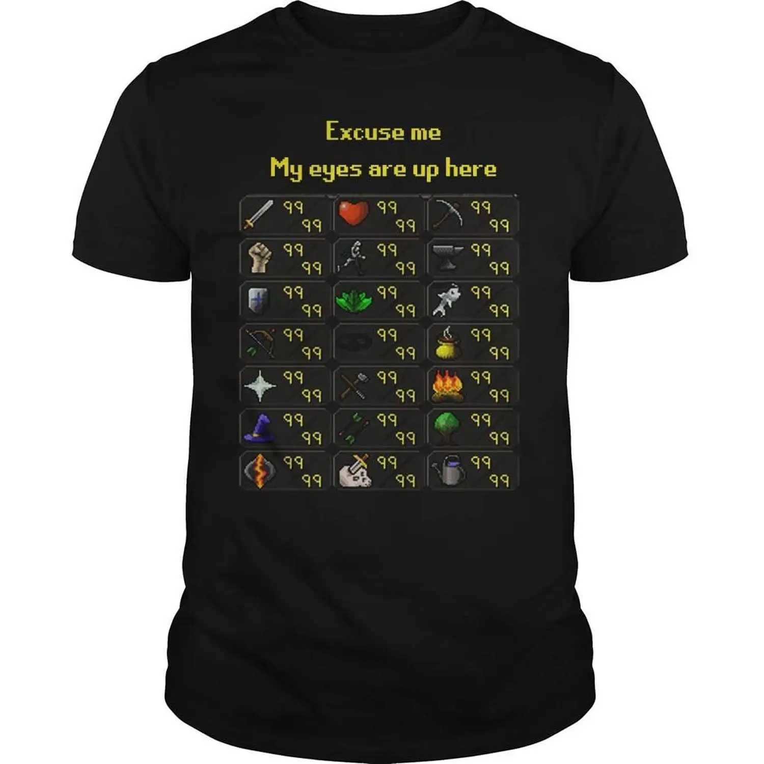 Runescape 99 All Ss Shirt Tanktop Long Sleeve Tshirt DMN t-Shirt for Men Women vintage luxury oversi X241228