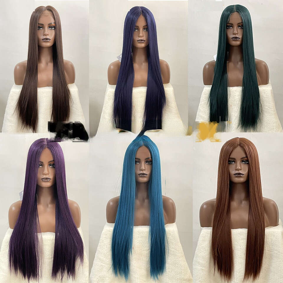 Front Lace Xuchang Rebecca Wig, 30 Inch Long Straight Synthetic Headband, Wigs Kq2 Kq2