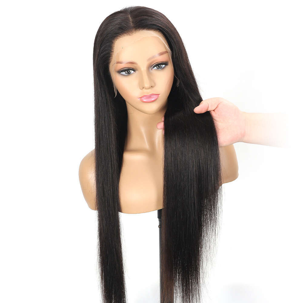 13X4 Wigstraight Front Lace Headband Real Wig Long Straight Human Hair Kq2 Kq2
