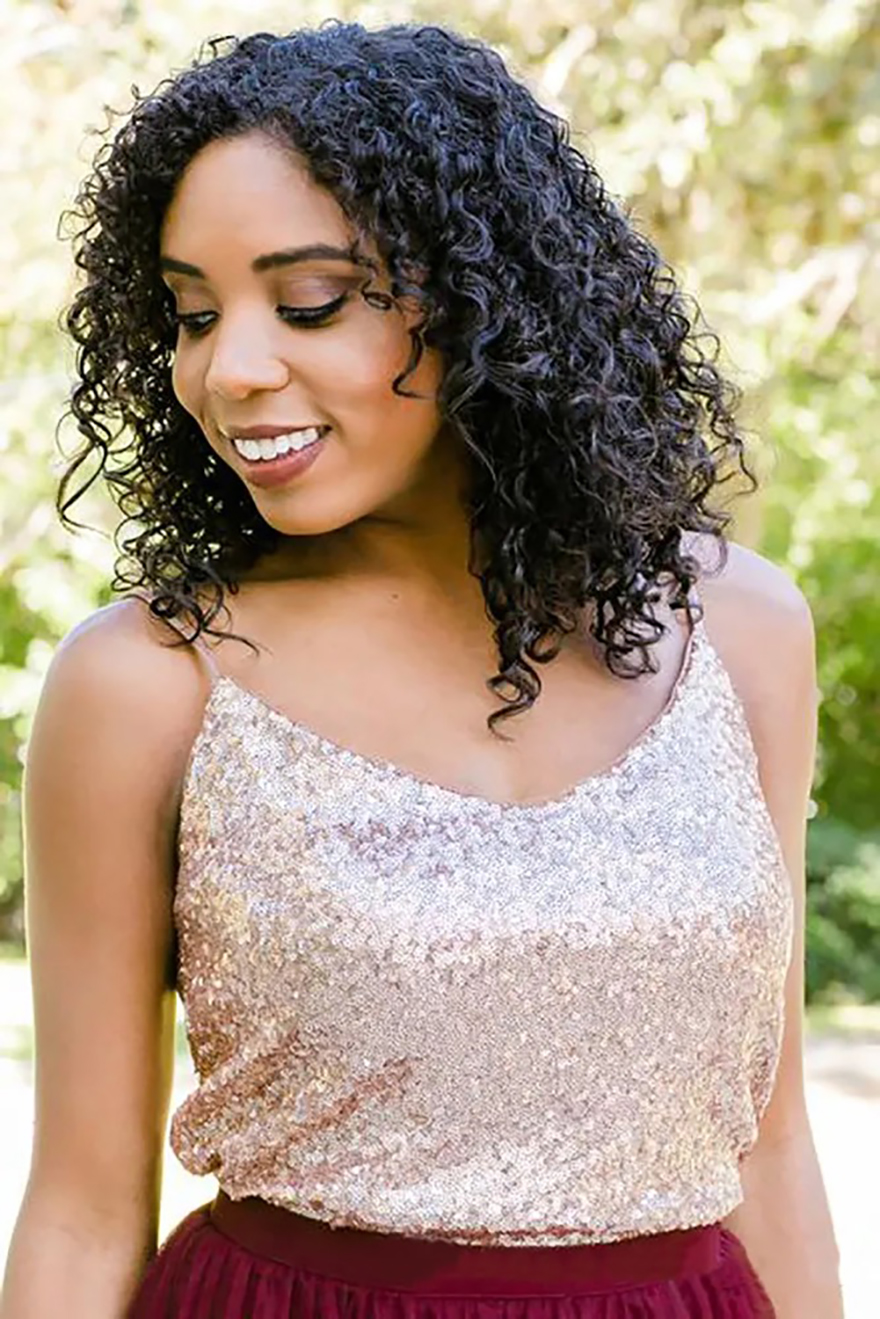 2024 Two Tone Rose Gold Burgundy Country Bridesmaid Dresses Custom Make Long Junior Maid of Honor Wedding Party Guest Dress Cheap Plus size