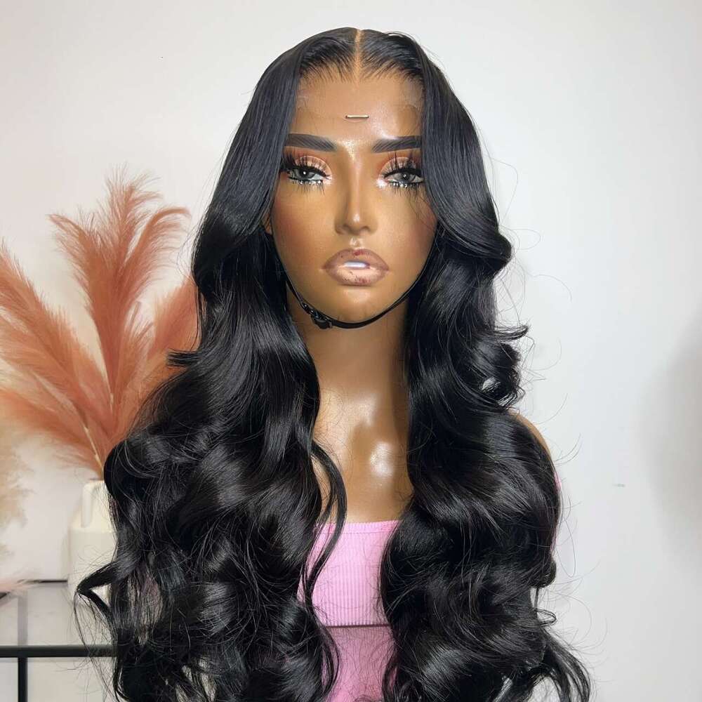 13 * 4 Front Lace Headband Real Hair Wig Natural Color Bobby Wave Kq2 Kq2