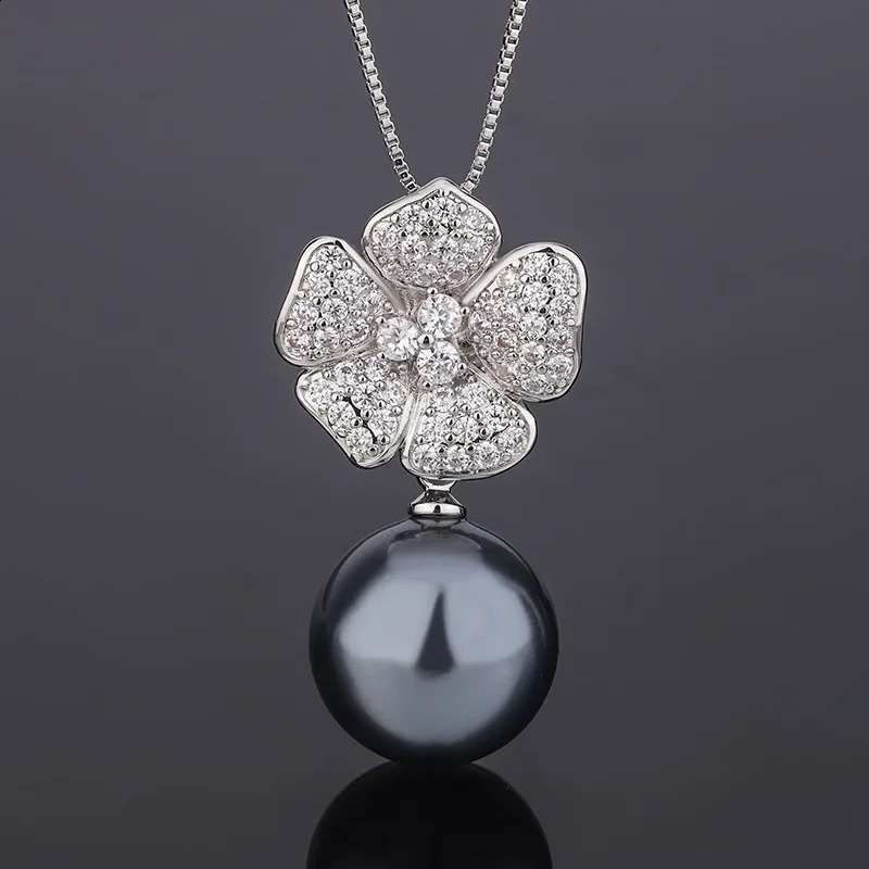 jewelry 18K gold plated pearl fashion flower fashion set 16mm14mm gemstone jewelry 241226