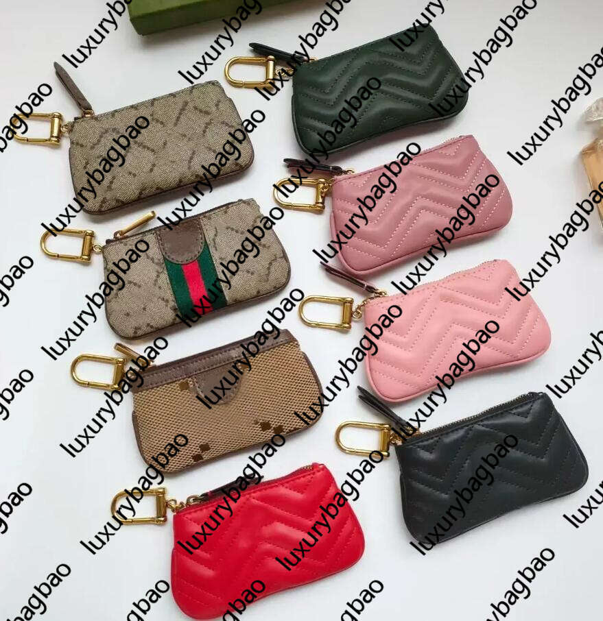 Holder Designer Wallets For Women Coin Purse Mini Bag High Quality Genuine Leather Golden Letter Cardholder Womens Bags With Keychain Card Wallet