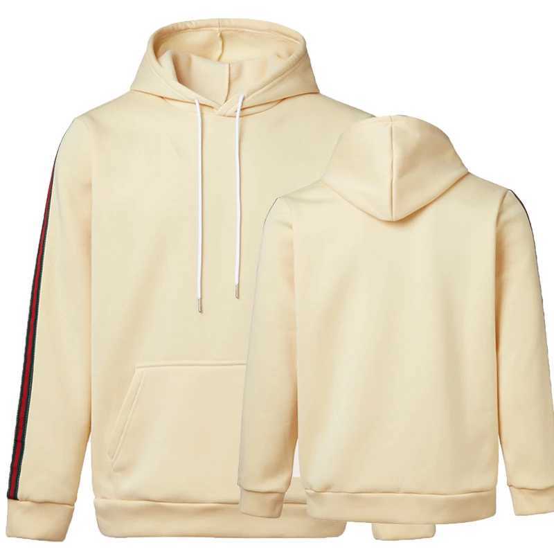 2025 mens and womens new hooded sweatshirt mens solid color sweatshirt womens and mens long sleeved inserted pocket pullove X241228