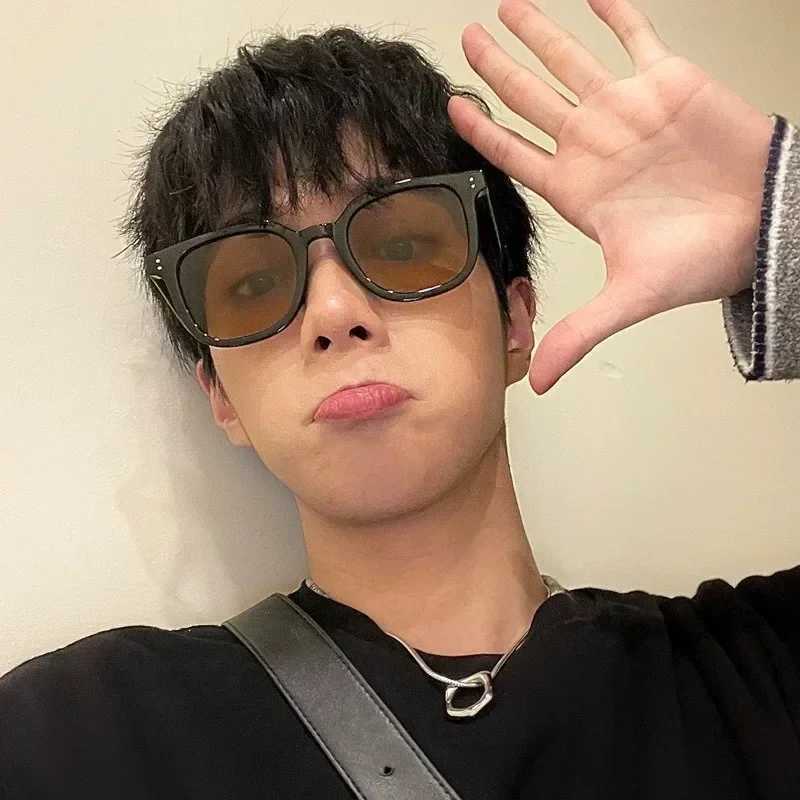 New Unisex Square Vintage Sunglasses 2024 Fashion Design Retro Sun Glasses Female Ladies Eyeglass Cat Eye Casual Goggles XJ241228