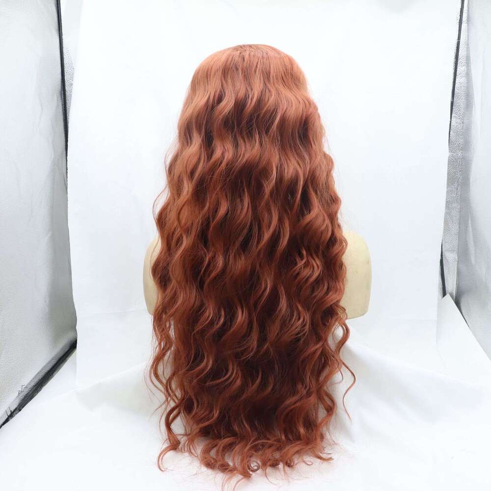 Front Lace Women's Big Wave Hot Selg Synthetic Wig, Water Ripple Headband Kq2 Kq2