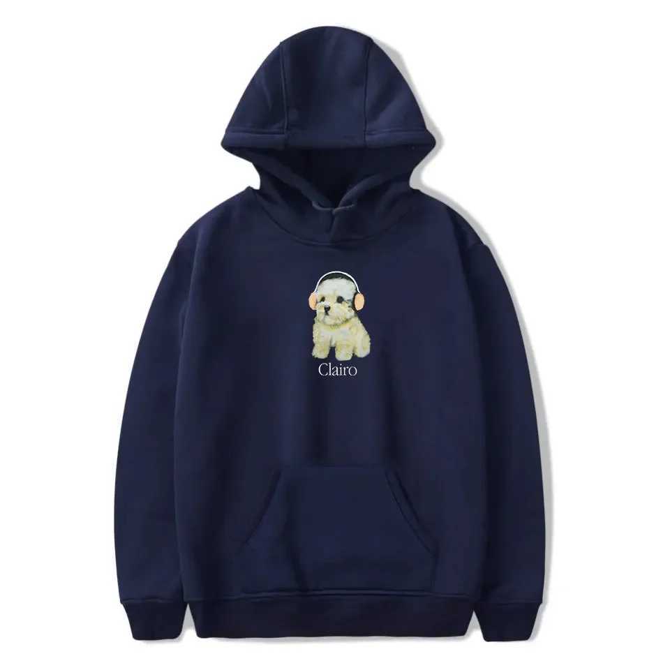 CLAIRO Merch Super Large Hoodie Womens Harajuku Sportswear Y2K Street Clothing Hip Hop Zipper Hoodie Casual Sportswear M241228