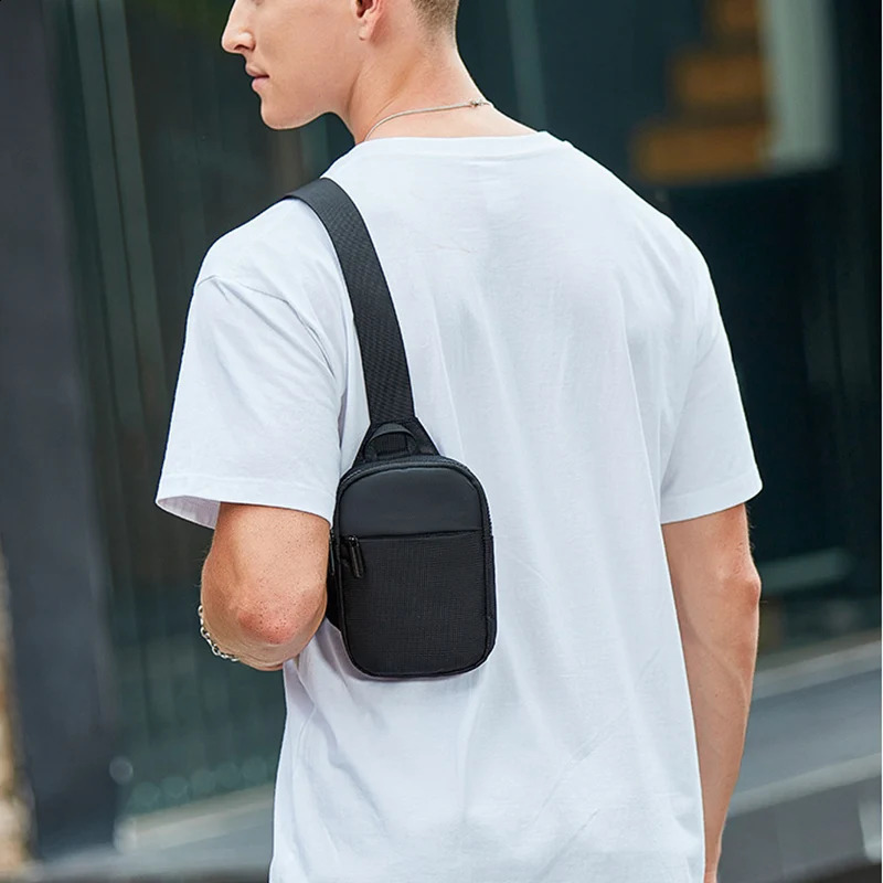 Mens Fashion Small Chest Bag 241228