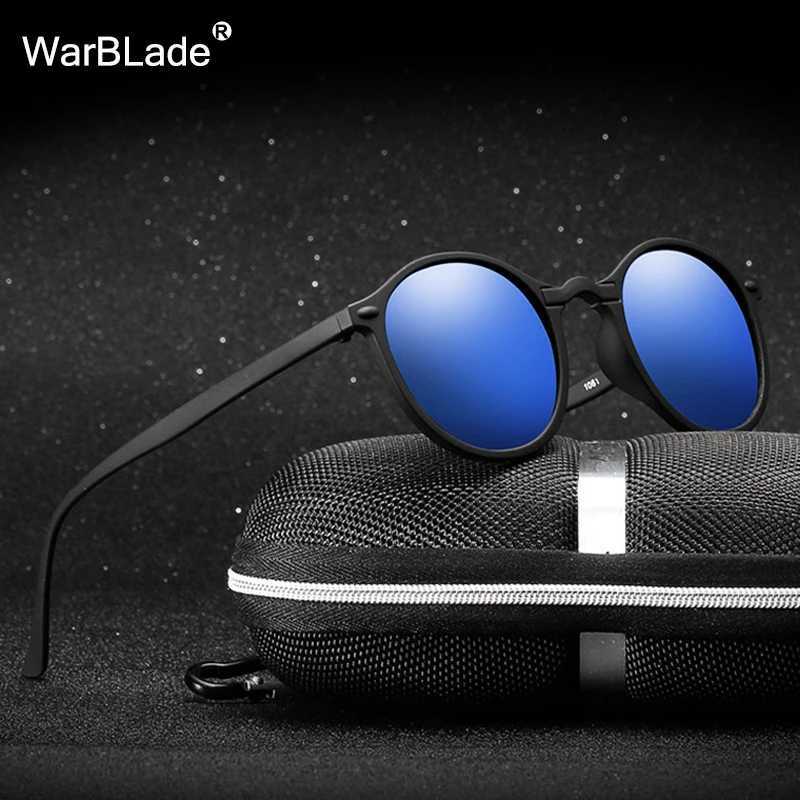 WarBLade Women Sunglasses Small Round Polarized Sun Glasses Vintage Men Driving Steampunk Glasses UV400 Eyewear Oculos De SolXJ241228