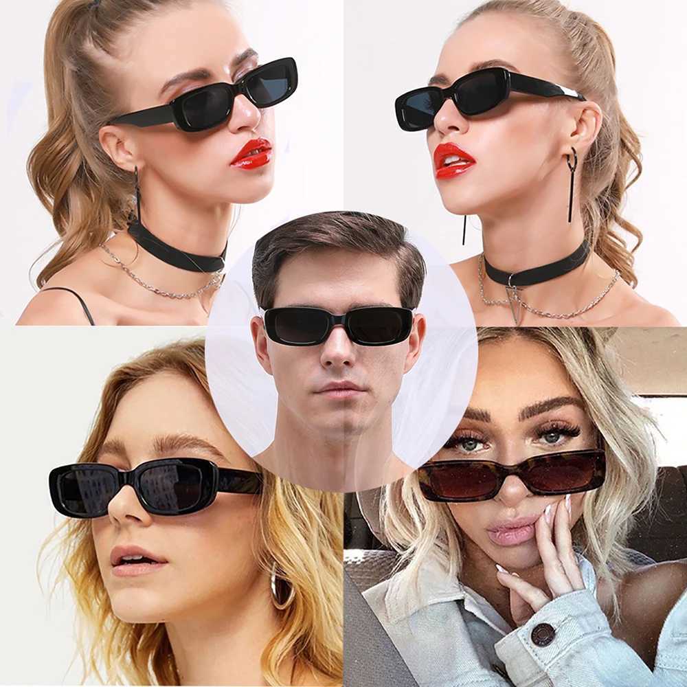 Lovatfirs 12 Pack Square Sunglasses For Party Trip Women Men Different 12 Color UV ProtectionXJ241228