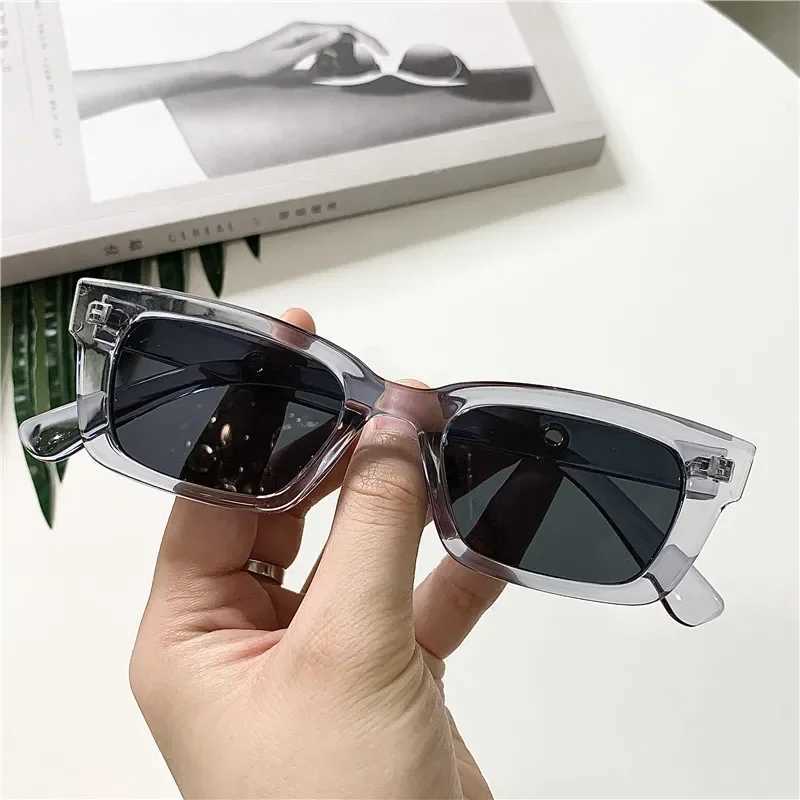 New Women Rectangle Vintage Sunglasses Brand Designer Retro Points Sun Glasses Female Lady Eyeglass Cat Eye Driver GogglesXJ250306