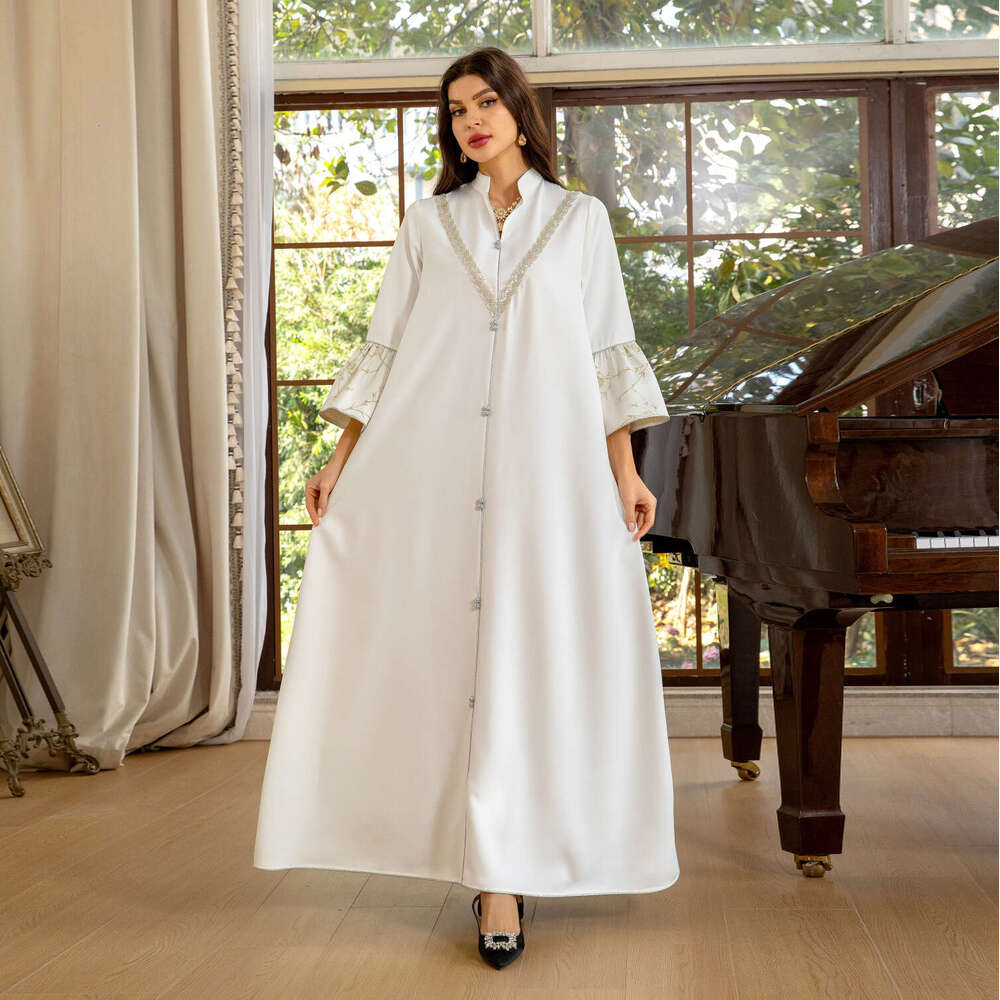 Muslim Dubai Fashion Jacquard Gradient Robe Women's Clothing