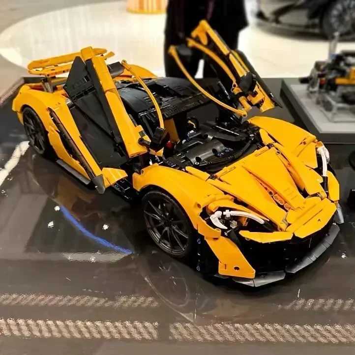 2024 New 42172 P1 Super Racing Car Model Building Blocks 1 8 Assembly Set Bricks Technical Toys For Children Christmas Gifts X241228