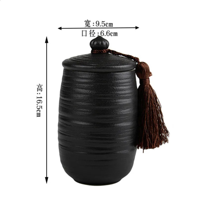 Black/White Funeral Ashes Jar Urn For Human Cremation Pet Ashes Holder Ceramic Keepsake Pal Ashes Urns Casket Seal Storage Jar 241225