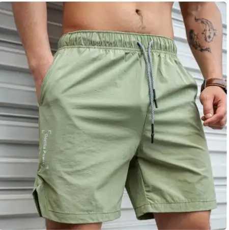 2024 New Men Gym Fitness Loose Shorts Bodybuilding Joggers Summer Quick-dry Cool Short Pants Male Casual Beach Brand Sweatpants W250705