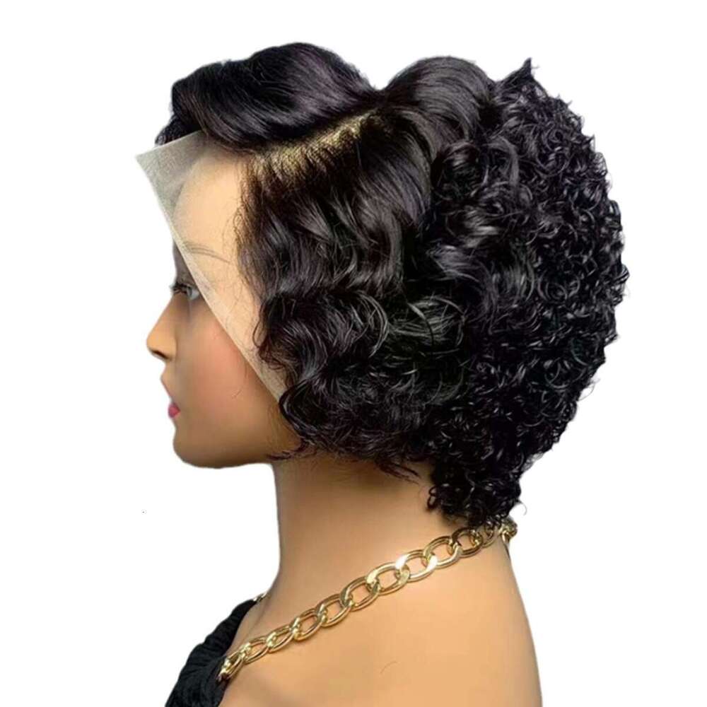 Human Hair Wig 13X4 HD Front Lace Kq2 Kq2