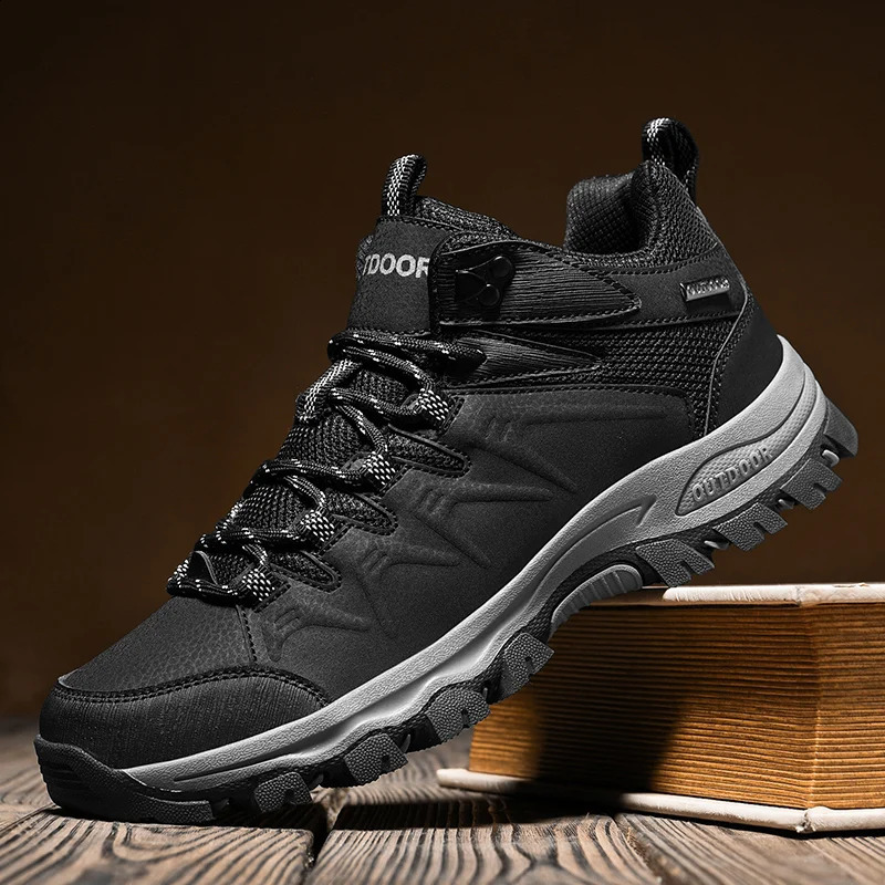 Big Size 47 Trekking Hiking Boots Men Casual Sport Shoes Outdoor Anti Slip Wear-resistant Climbing Hunting Sneaker 241228