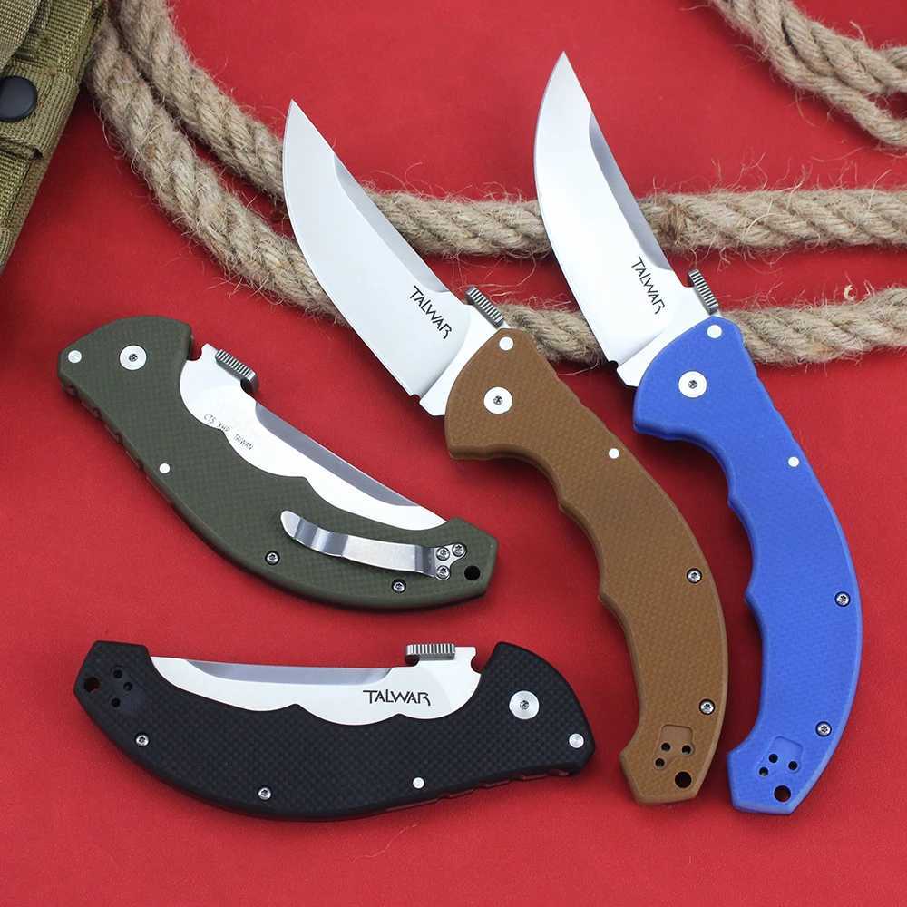 New Cold TALWAR Knives CTS XHP Steel G10 Folding Knife EDC Multipurpose Outdoor Tactical Survival Hunting Pocket Knife for MenXJ241228