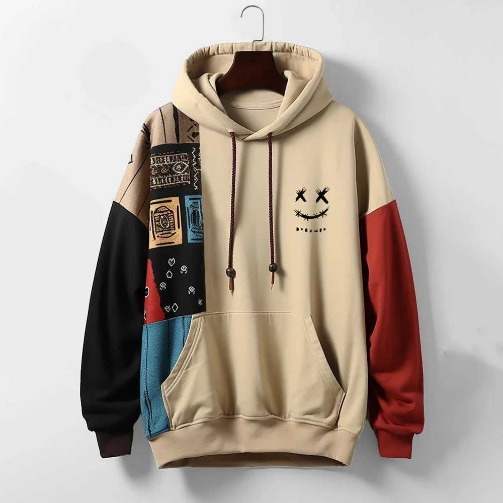 Vintage Mens Hoodie Sweatshirt Hooded Cartoon Graphic Print Daily Pullover Sports Streetwear Autumn Kids Clothing Hoodies X241228