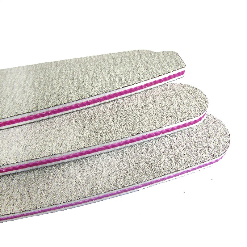 50pcs Professional Nail Files 100/180 Sandpaper Buffing File Polish Unha Limas Manicure Ongle Pilnik do paznokci Tool Shine 241223