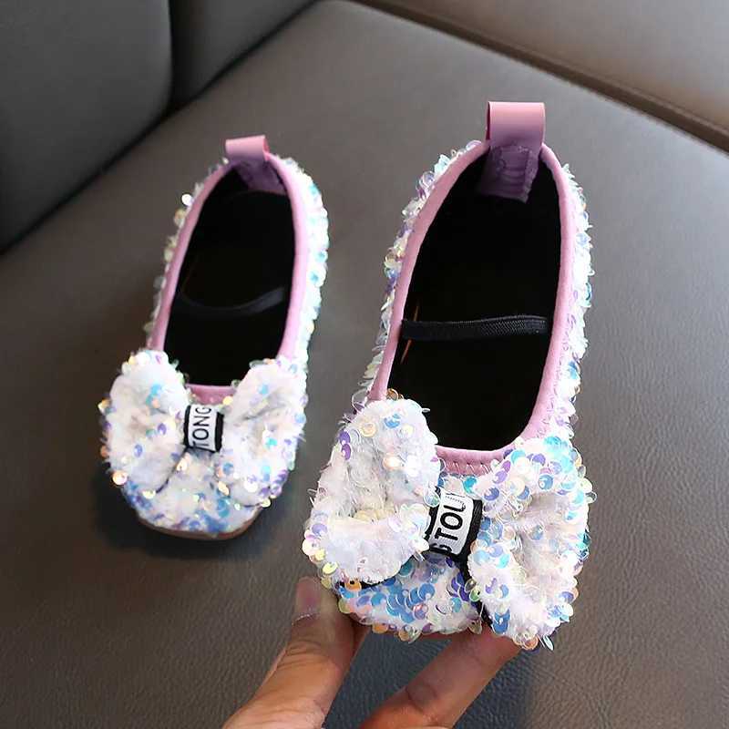 Fashion Children Shoes For Girls Shoes Leather Shoes Princess Sweet Breathable Comfortable Flats Shoes For Students Autumn 2022 W241228