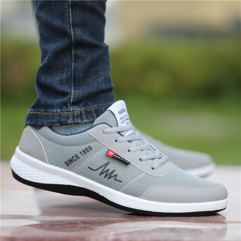 Trend Brand Mens Breathable Casual Sneaker Student Comfortable All-match Running Shoes Male Luxury Flats White Sport Shoe ddmythur