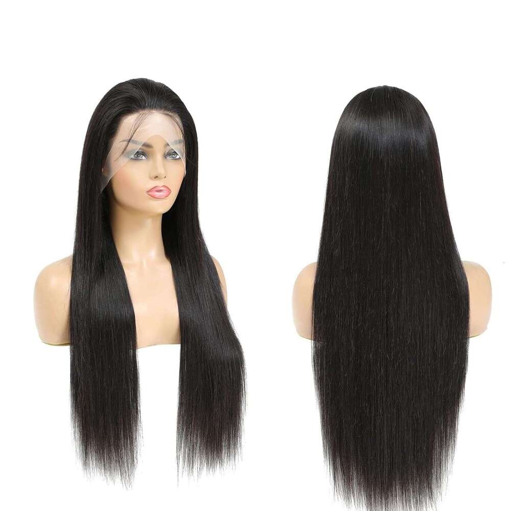 Female 13 * 4 Front Long Straight Synthetic Headband Lace Wig Kq2 Kq2
