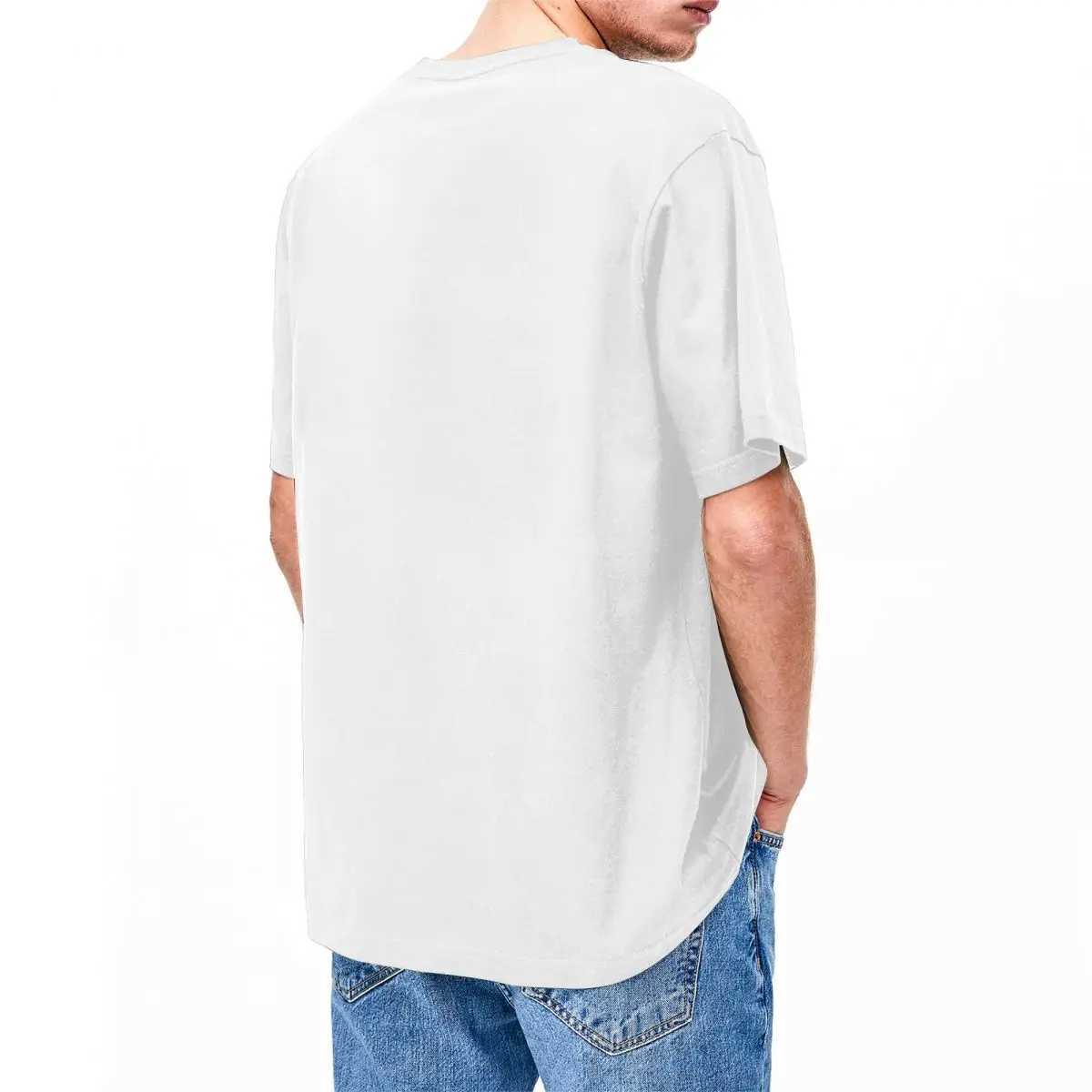 Interesting Talking Head Band Mens T-shirt Round Neck Cotton T-shirt Back Punk Short Sleeve Sleve T-shirt Clothing X241228