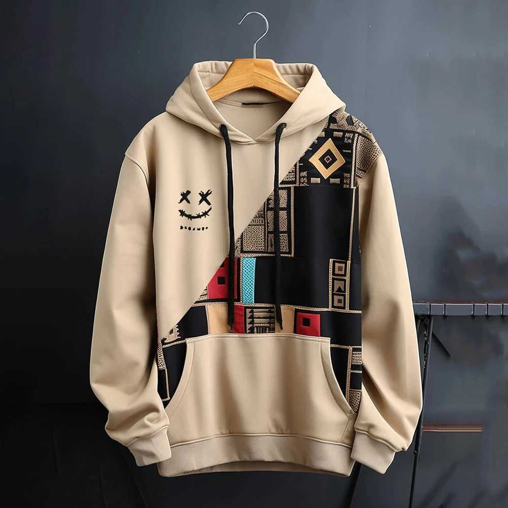 Vintage Mens Hoodie Sweatshirt Hooded Cartoon Graphic Print Daily Pullover Sports Streetwear Autumn Kids Clothing Hoodies X241228