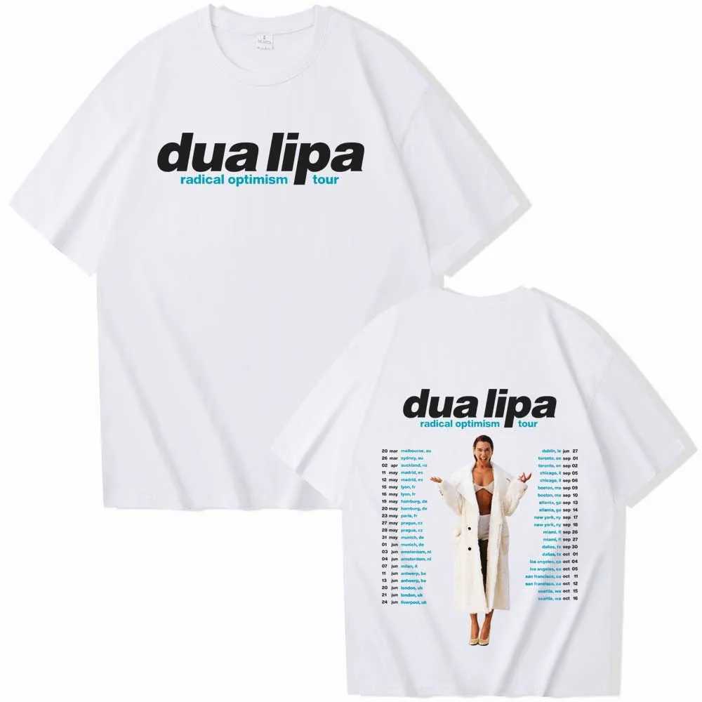 Two-Piece Radical Optimism World Tour 2025 Short Slve T-shirt Man Women Harajuku O-neck Summer Casual Shirt X241228