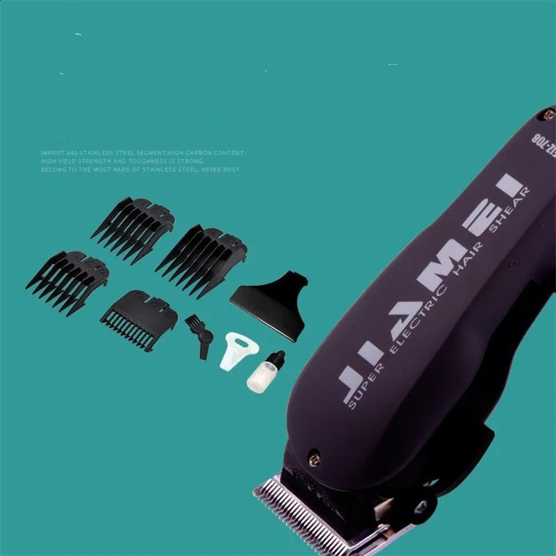 Professional Electric Barber Hair Clipper Corded Barbershop Hairdresser Trimmer Haircut Machine Head Shaver Cutter Razor Shaving 241224