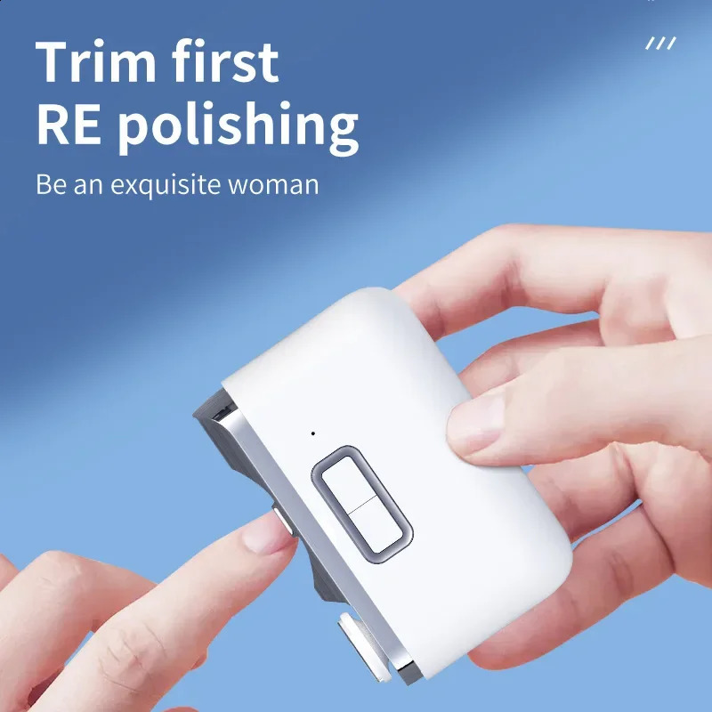 Intelligent Automatic Electric Nail Clipper Multifunction Nail Grinder Nail Polishing USB Charging 250103