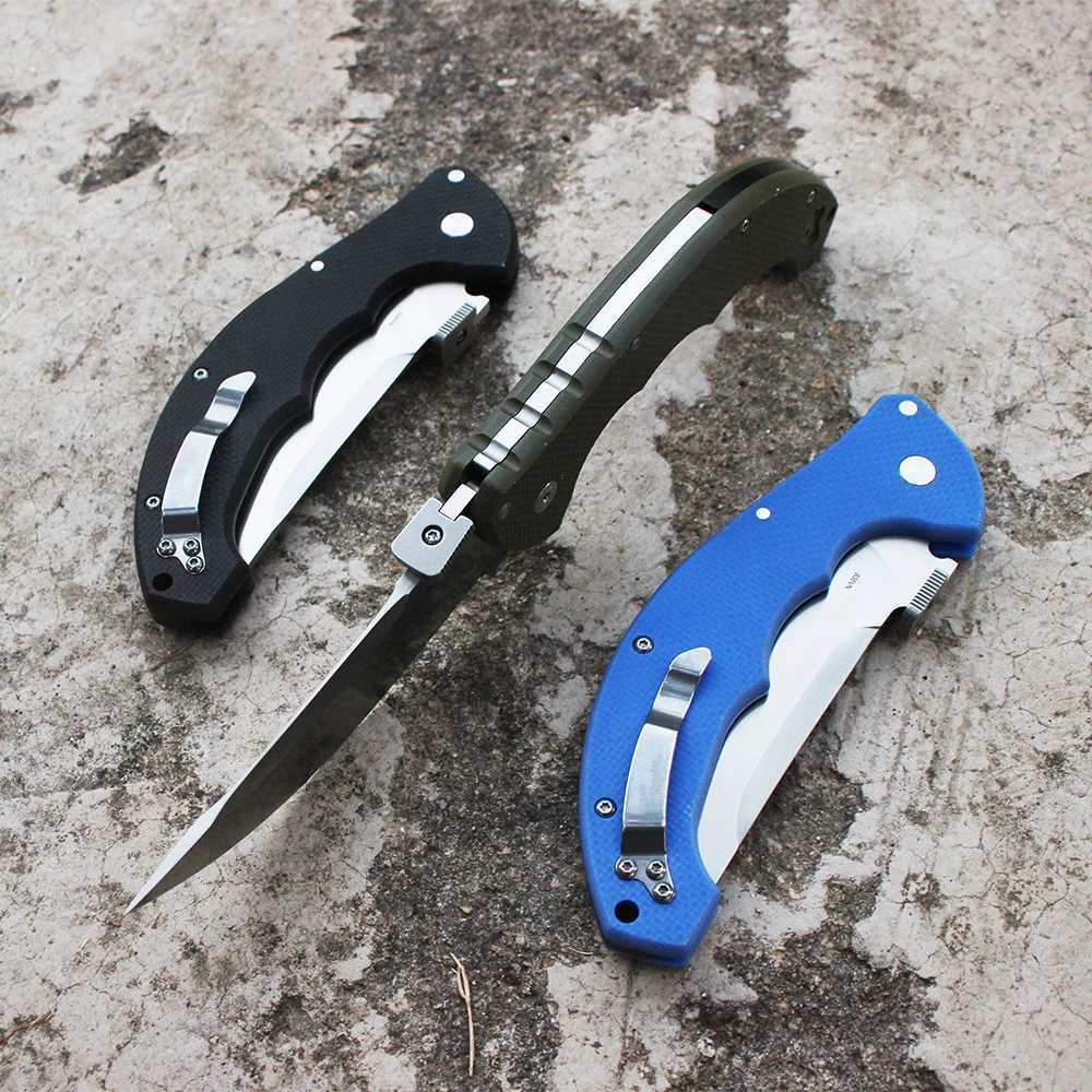 TALWAR Cold Folding Tactical Knife S35VN Steel Blade Multipurpose Outdoor Military Survival Combat Hunting Knives for Men ToolsXJ241228