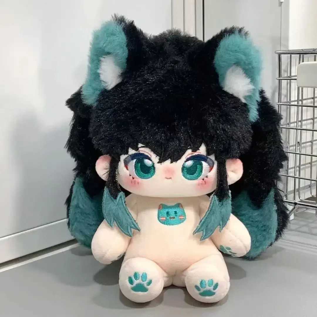 Stuffed 20CM Tokitou Muichirou Plush Dress Up Dolls Toys for Kids Adults Kawaii Anime Demon-slayer Collectible Puppets Xmas Gift X241227