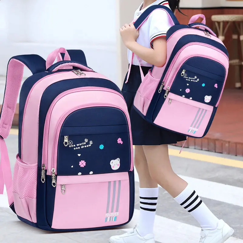 Children School Bags For Girls Boys Orthopedic Backpack Kids Backpacks Schoolbags Primary Book Mochila 241227