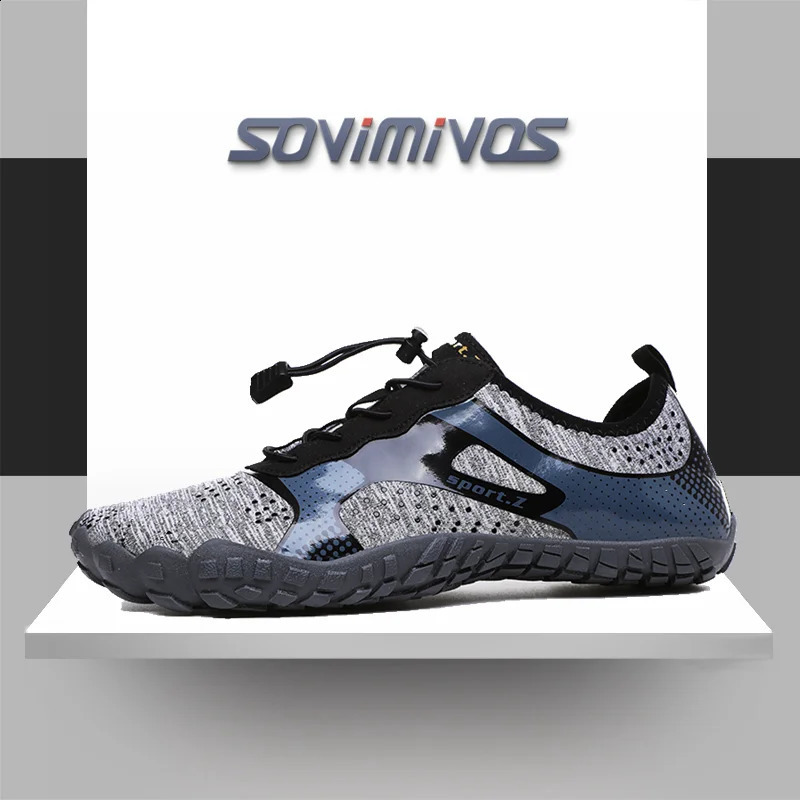 Unisex Water Sports Shoes Orange Quick dry Swimming Shoes Outdoor Beach Play Shoes Barefoot Upstream Diving Shoes Men 241228