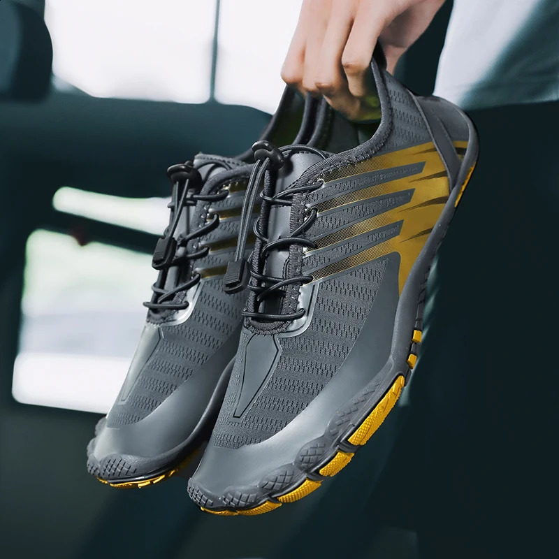 Unisex Barefoot Shoes Gym Sport Running Fitness Sneakers Outdoor Beach Water Sports Upstream Aqua Shoes Men Women Size 35-46 241228