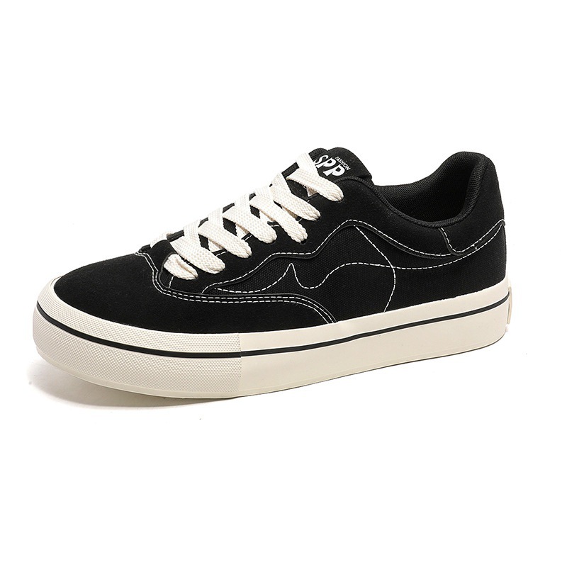 Men Casual Shoes Thick Sole Simple Fashion Versatile Designer Shoes Korean Version Skateboard Shoes Triple Black Brown Green Free shipping