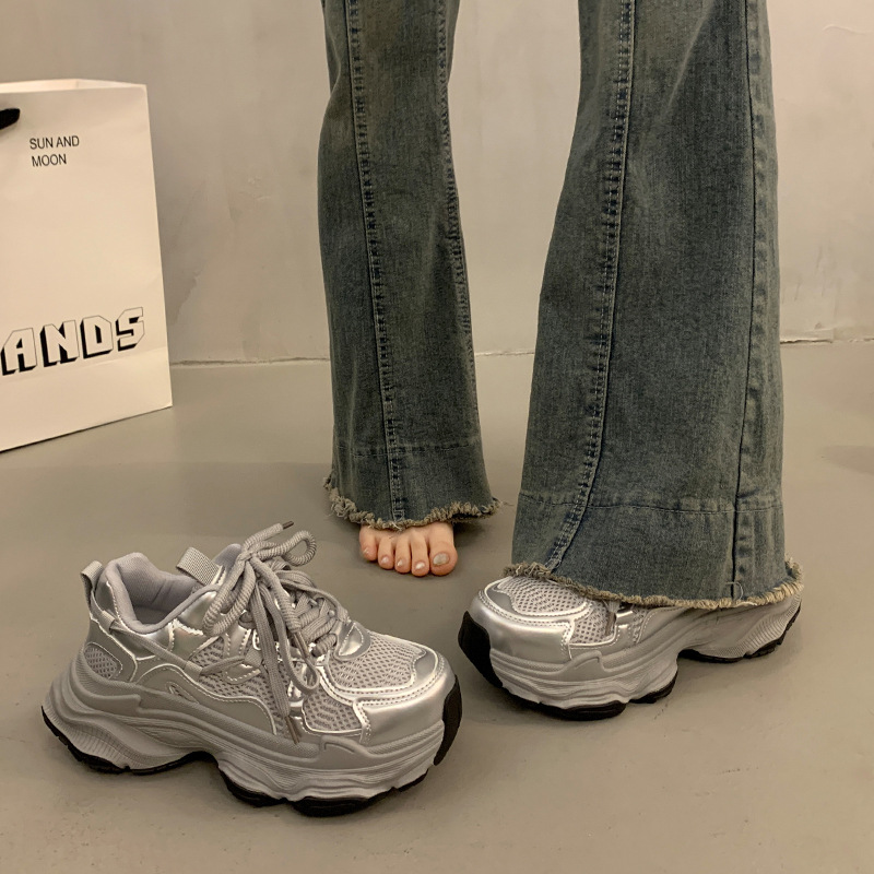 Free shipping new designer casual shoes for womens mens ladies Mesh surface women Platform running breathable sneakers outdoor sports trainers