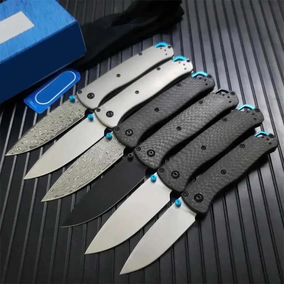Made in the USA Made in the USA EDC Pocket Folding Knife 535 533 S90V Blade Caon Fiber / Titanium Alloy Hand Outdoor Survival Hunting Cutting KnivesXJ