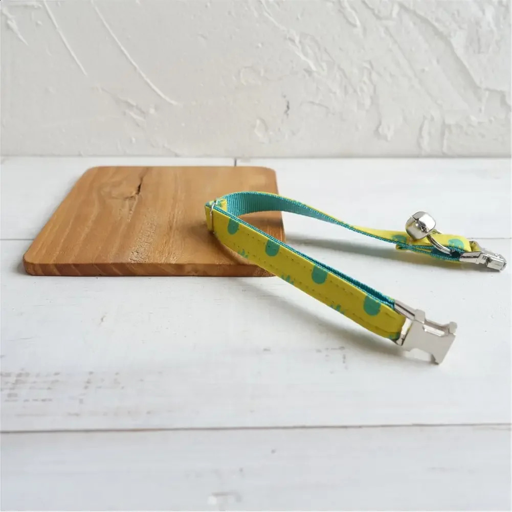 Personalized Cat Collar with Free Engraving Matching Pet LeashCustomzied Contacts Metal Buckle Dragon Paw Small Pet Collar 241227